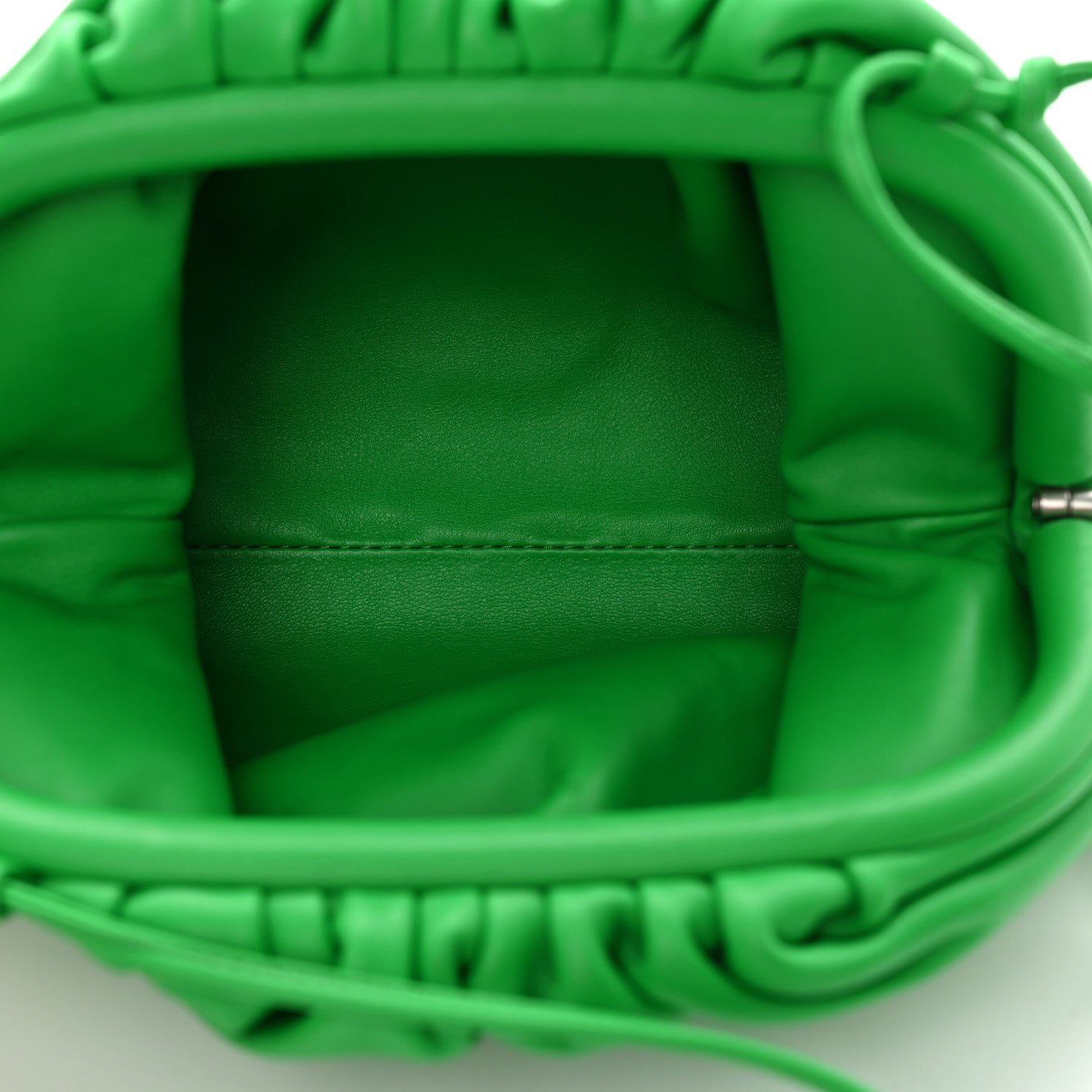 Butter Calfskin The Mini Pouch Parakeet