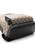 GG Supreme Monogram Small Eden Day Backpack Black