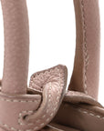 Grained Calfskin Nano Sac De Jour Pale Blush