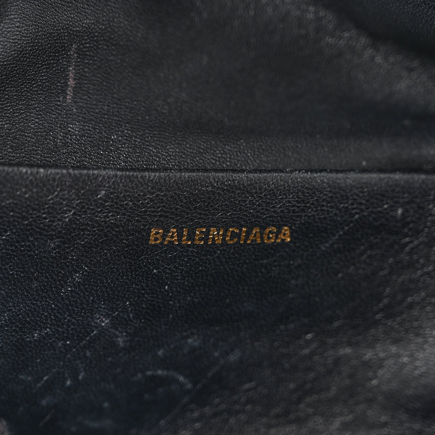 Crushed Velvet Logo Embossed XXS Souvenir Belt Bag Black