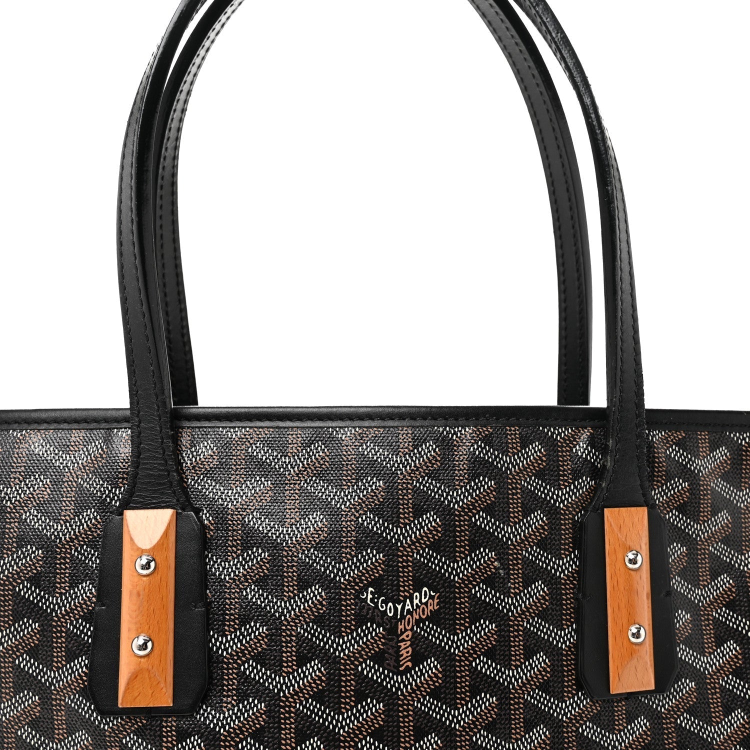 Goyardine Marquises Tote Black