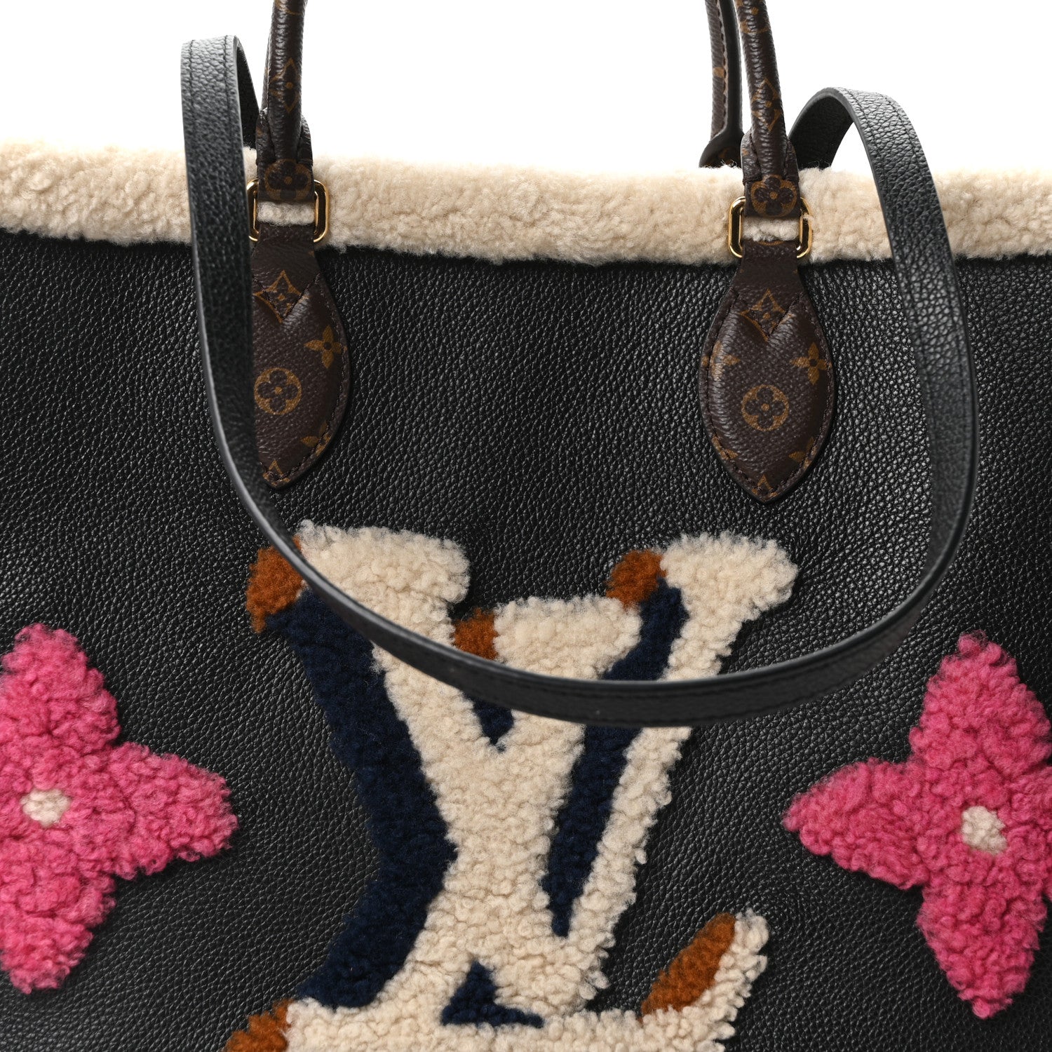 Calfskin Monogram Teddy Onthego GM Black