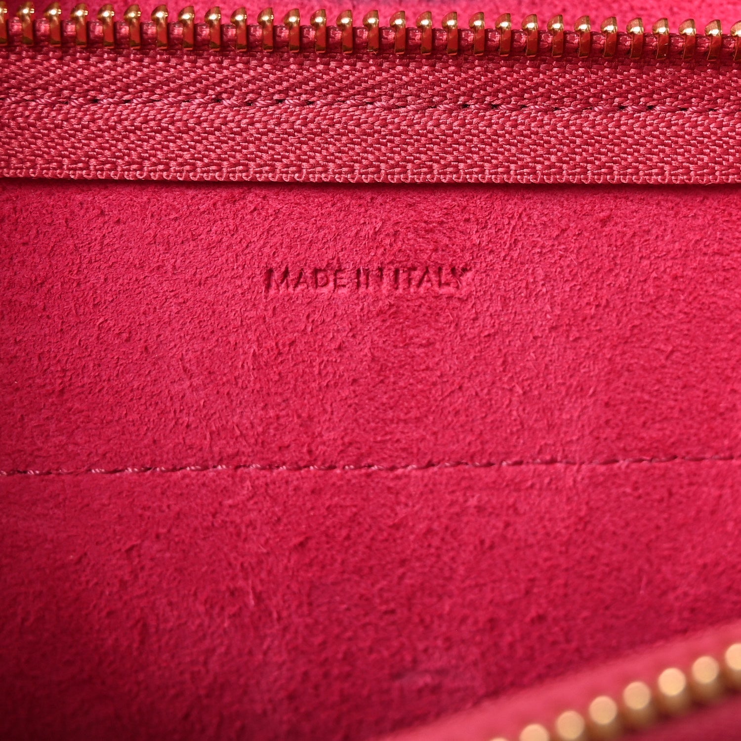 Grained Calfskin Nano Belt Bag Raspberry