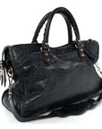 Agneau Giant 12 Rose Gold Hardware City Dark Night