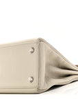 Togo Matte Alligator Kelly Retourne Touch 28 Beton