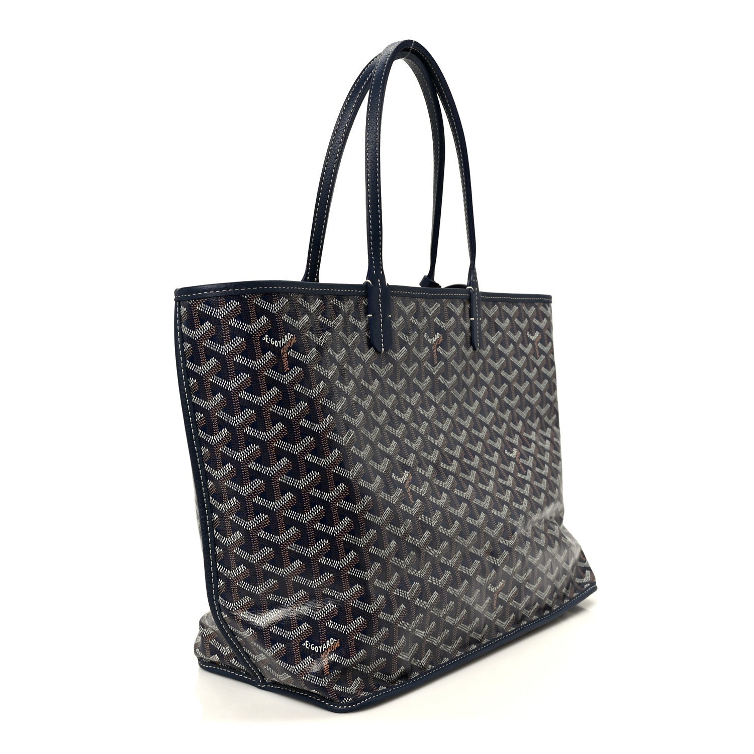 Goyardine Reversible Anjou PM Navy