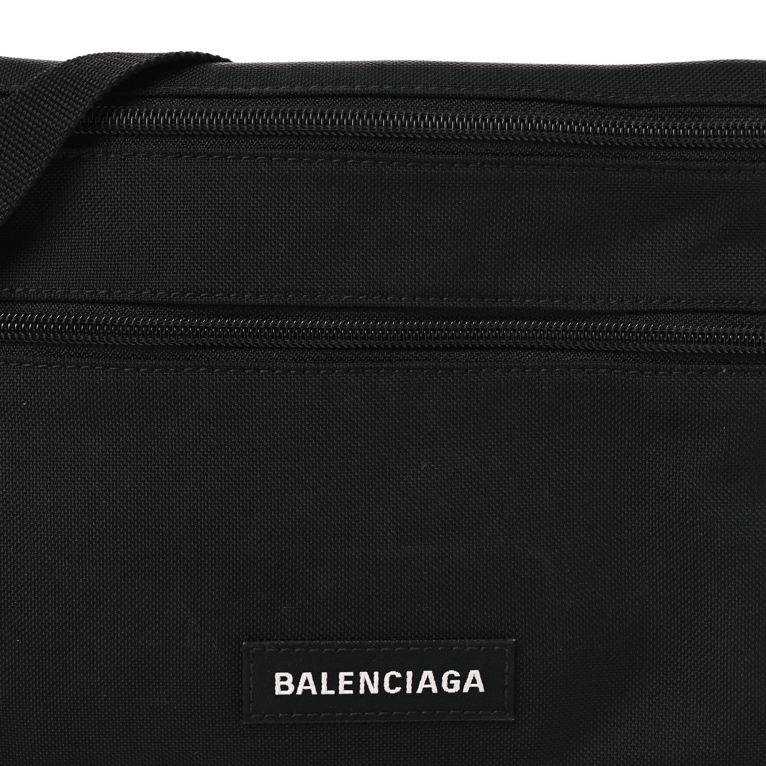 Nylon Explorer Crossbody Pouch Black