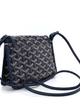Goyardine Plumet Wallet Clutch Navy