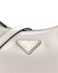 Soft Calfskin Arque Shoulder Bag Granito