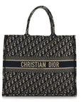Oblique Large Book Tote Blue Multicolor