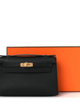Swift Kelly Pochette Clutch Black