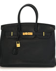 Togo Birkin 35 Black