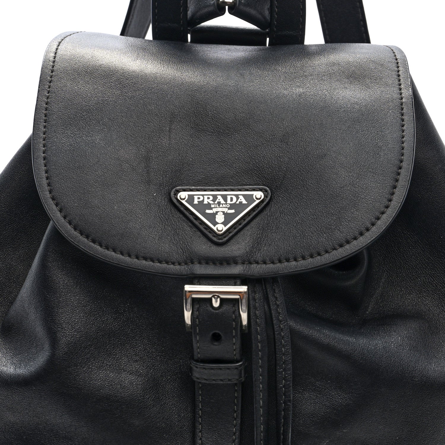 Calfskin Backpack Black