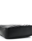 Calfskin Matelasse Monogram Monochrome Lou Camera Bag Black