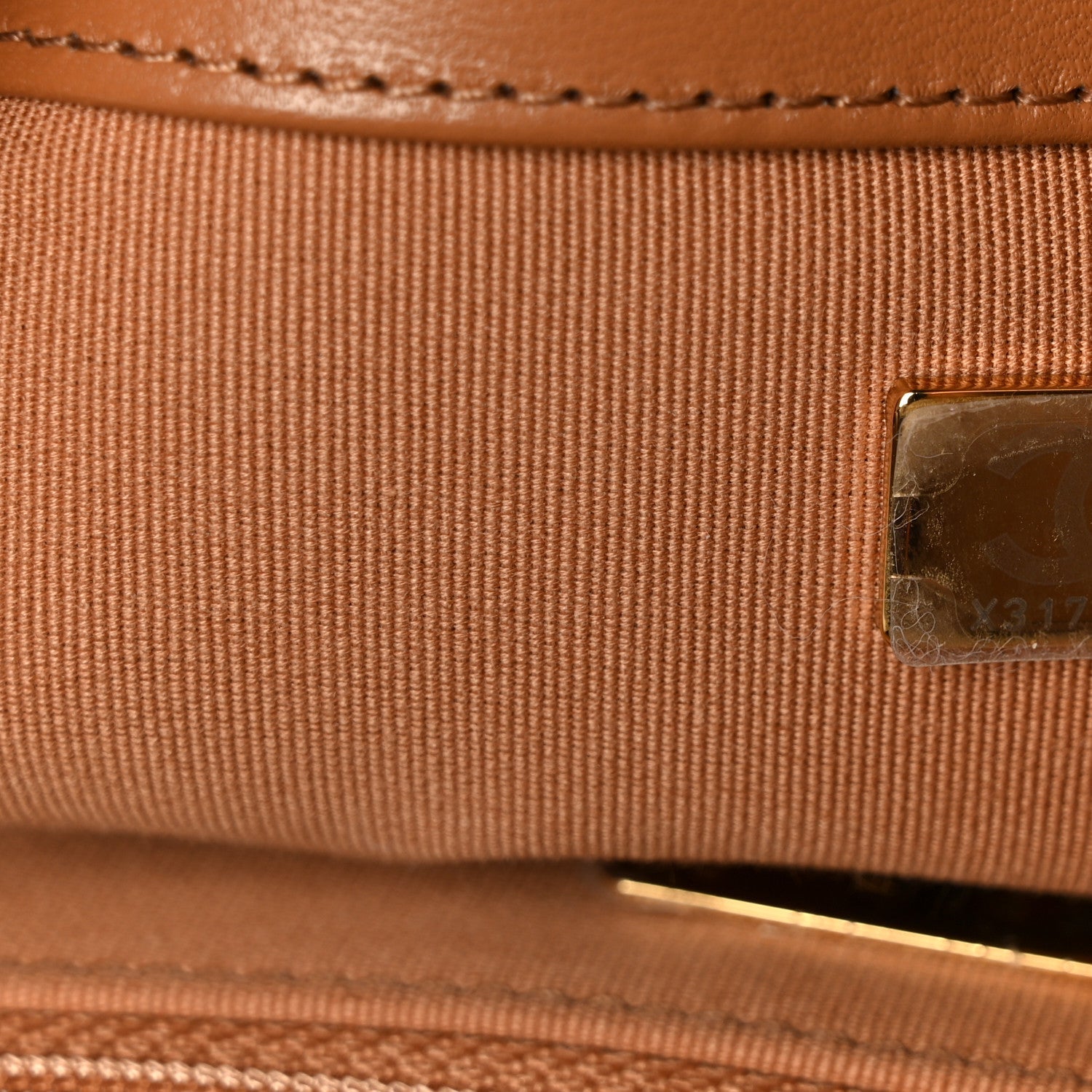 Lambskin Quilted Large CHNL 19 Flap Brown