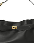 Smooth Calfskin Small Bel Air Shoulder Bag Black