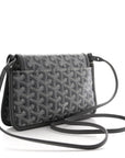 Goyardine Plumet Wallet Clutch Grey