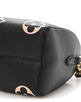 Empreinte Monogram Giant Speedy Bandouliere 25 Black Beige