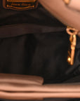 Nappa Matelasse Bauletto Top Handle Bowler Cammeo