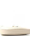 Boarded Dyana Lux Calfskin Small Jackie 1961 Hobo Mystic White