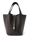 Taurillon Clemence Picotin Lock 18 PM Ebene