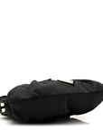 Tessuto Nylon Bead Evening Bag Black