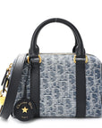 Denim Oblique Groove 20 Bag Blue