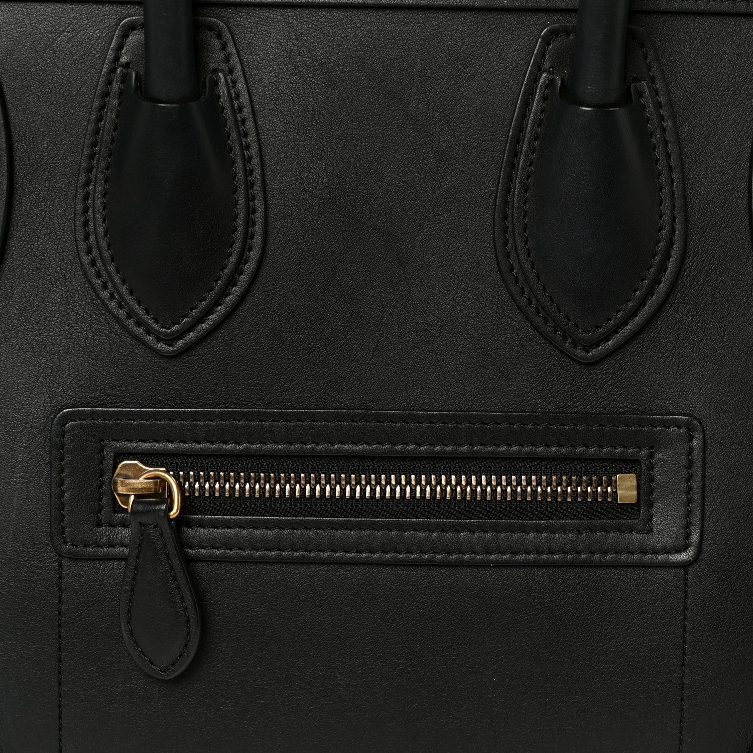 Smooth Calfskin Micro Luggage Black