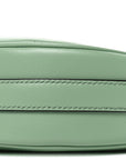 Soft Calfskin Arque Shoulder Bag Acquamarina
