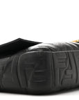 Nappa FF 1974 Embossed Large Baguette Black