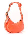 Agneau Arena Le Cagole Shoulder Bag XS Orange