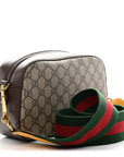 GG Supreme Monogram Web Neo Vintage Shoulder Bag Beige New Acero Crop