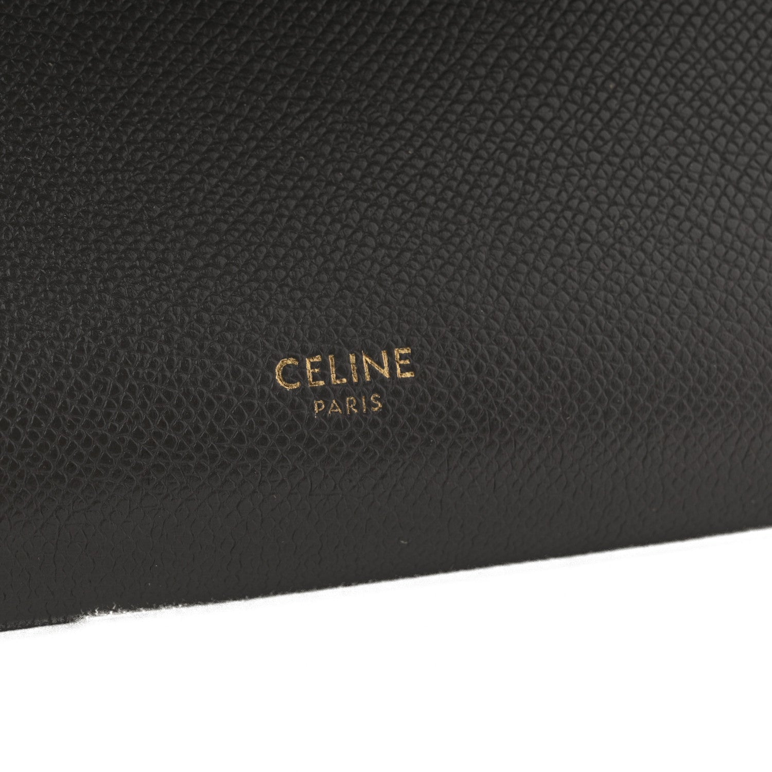 Grained Calfskin Nano Belt Bag Grey