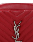 Calfskin Matelasse Monogram Lou Camera Bag Rouge Eros