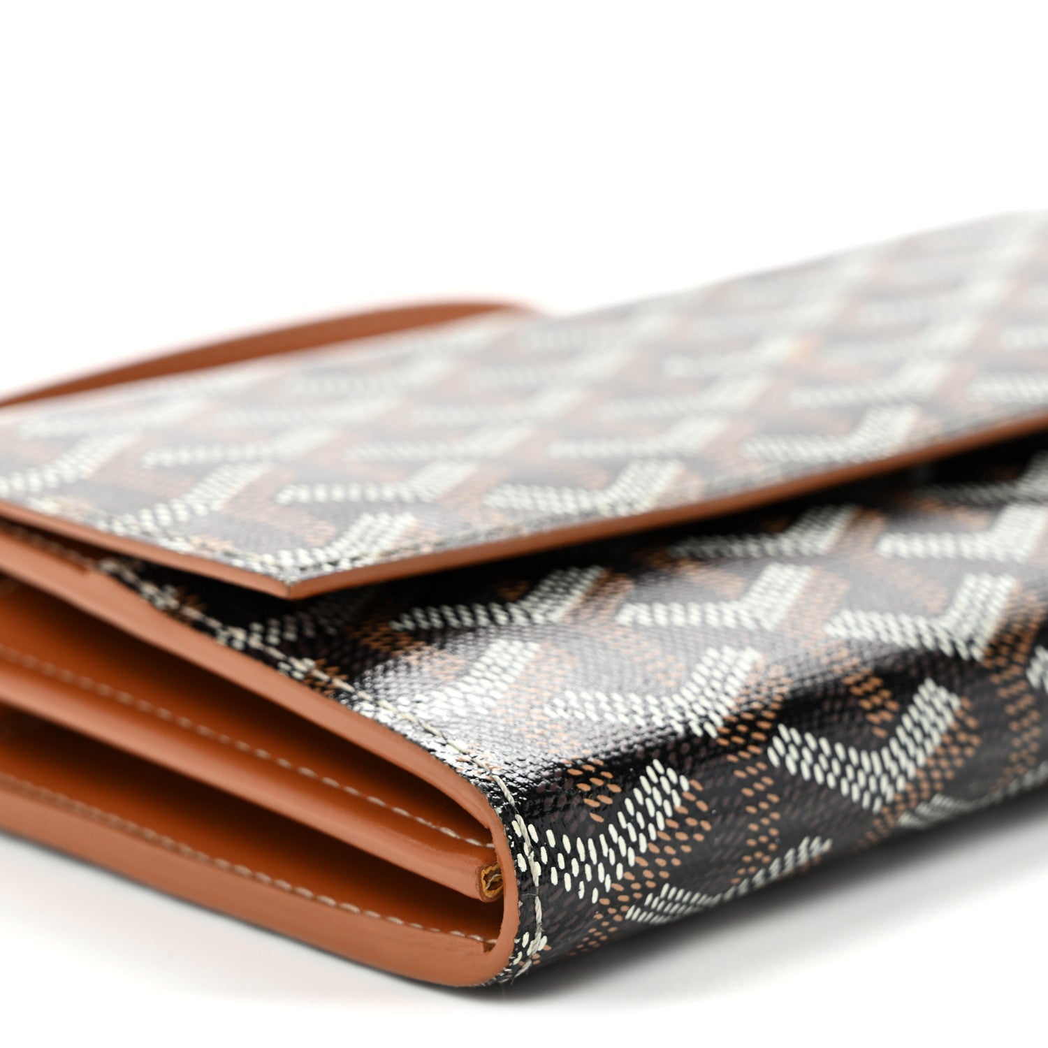 Goyardine Varenne Continental Wallet Black Gold