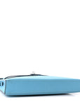 Madame Calfskin Kelly Elan Bleu du Nord
