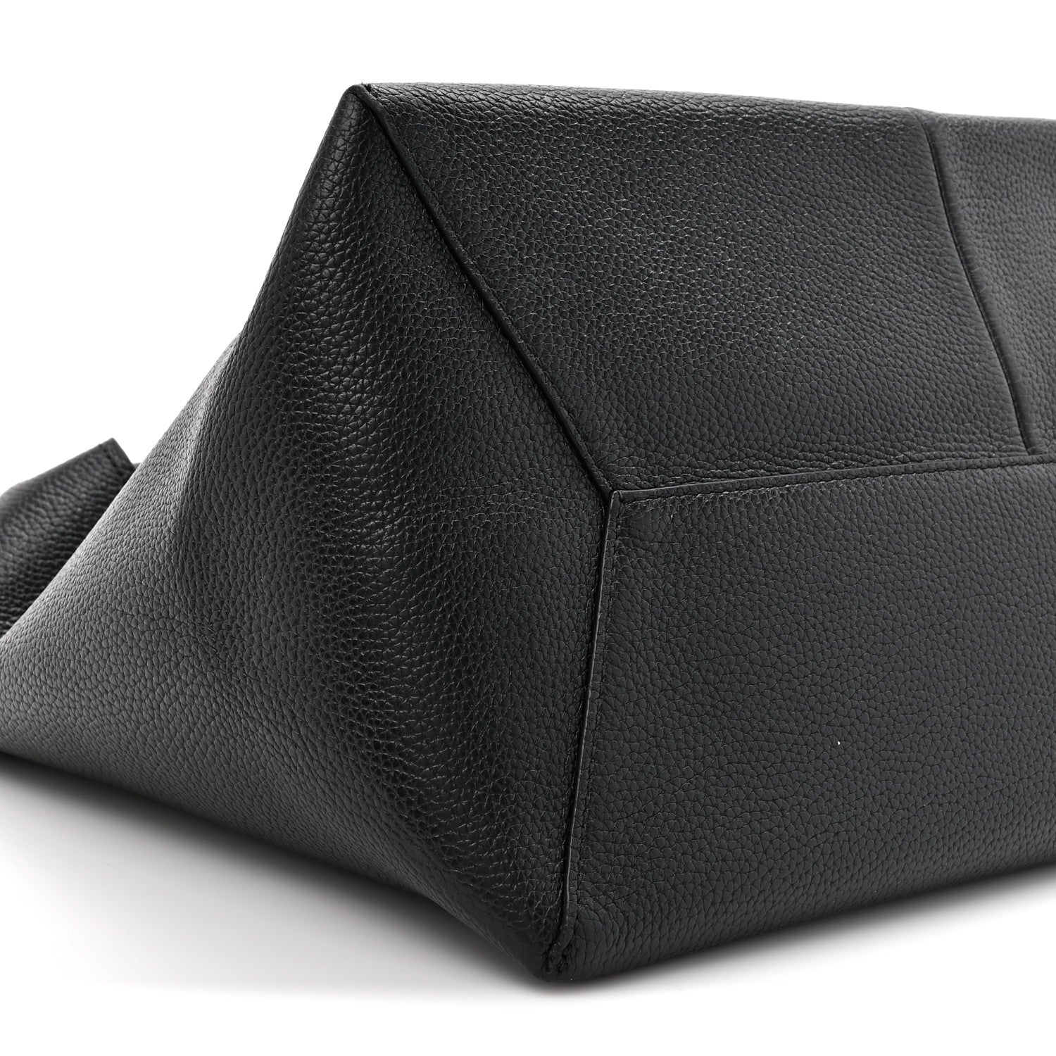 Grained Calfskin Medium The Sack Bag Black