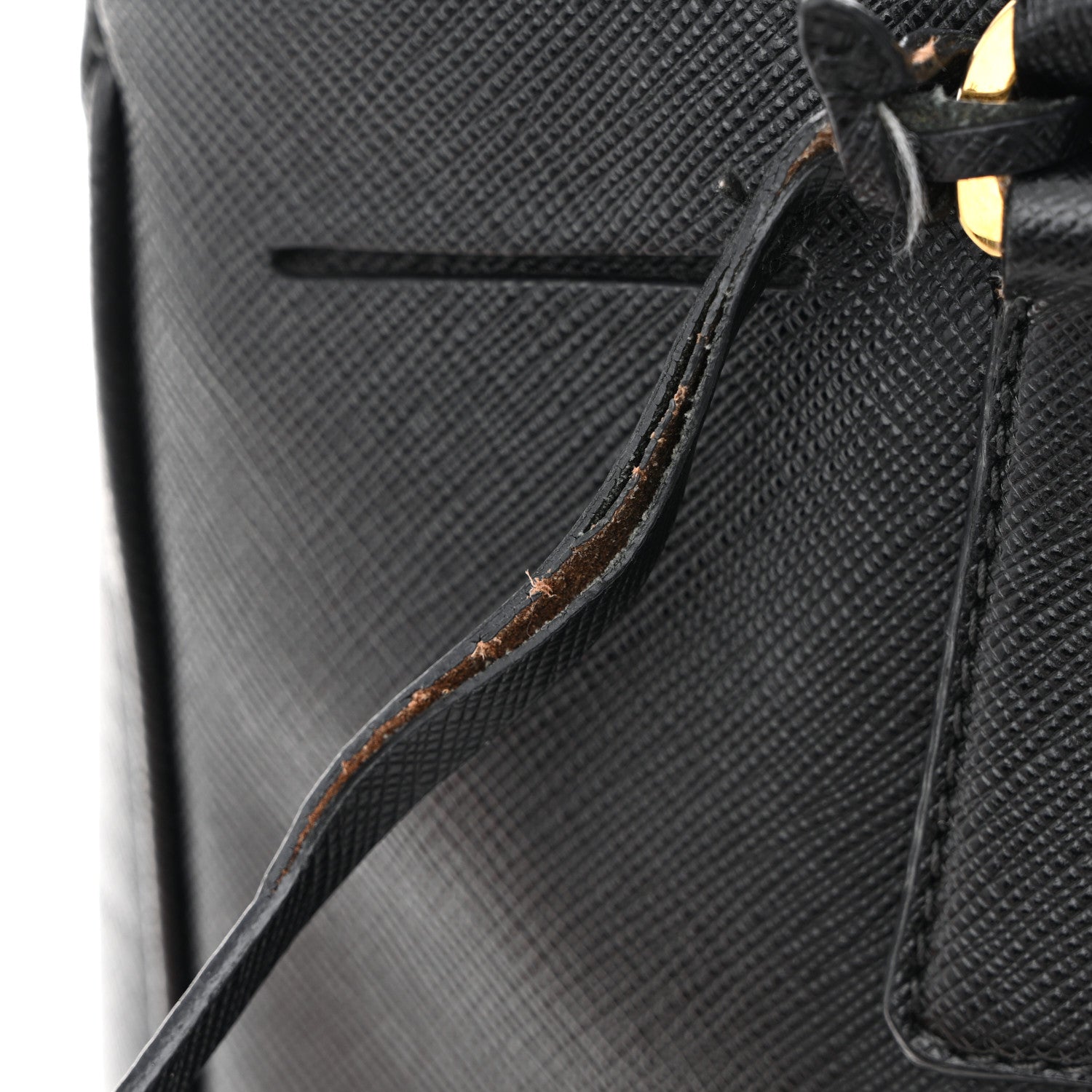 Saffiano Lux Small Galleria Double Zip Tote Black