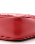 Calfskin Matelasse Monogram Lou Camera Bag Red