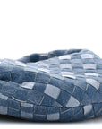 Nappa Denim Effect Intrecciato Mini Jodie Denim