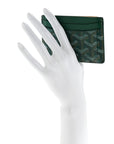 Goyardine Saint Sulpice Card Holder Green
