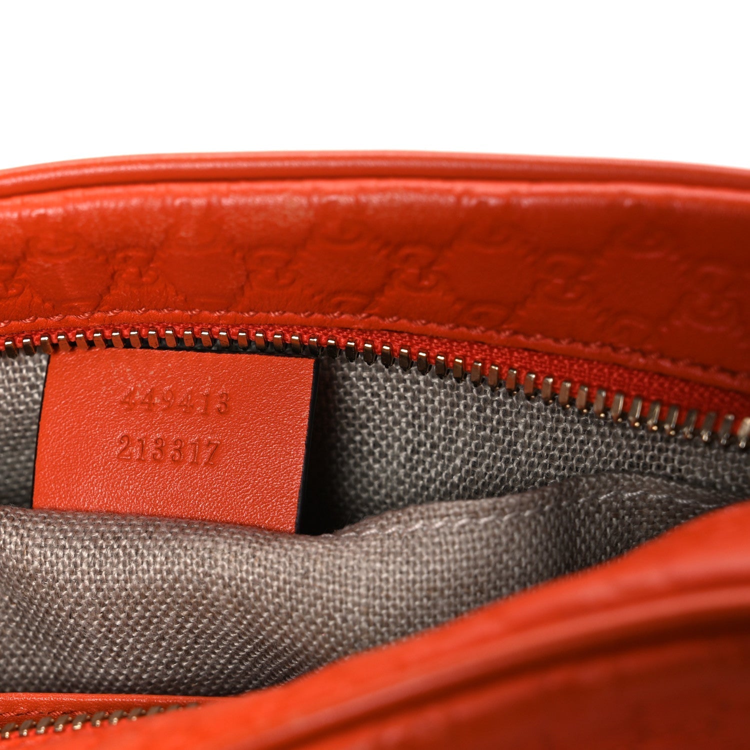 Soft MicroGCCIssima Mini Bree Messenger Bag Sun Orange