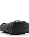 Calfskin Quilted Mini Urban Spirit Backpack Black
