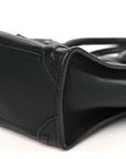 Pebbled Calfskin Nano Luggage Black