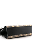 GG Supreme Monogram Bees Small Padlock Shoulder Bag Black