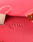 Epsom Bi-Color Horseshoe Kelly Sellier 25 Rose Azalee Craie