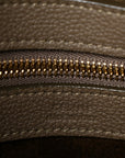 Soft Grained Calfskin Small Belt Cabas Phantom  Taupe