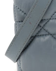 Lambskin Macrocannage Mini D1OR Caro Bag Cloud Blue