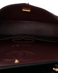 Caviar Quilted Small Double Flap Black