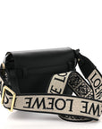 Calfskin Jacquard Mini Gate Dual Bag Black